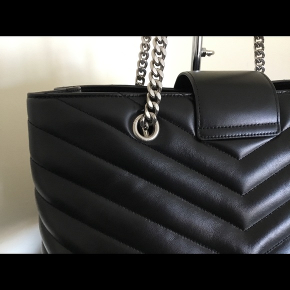 YSL Saint Laurent Lou Lou Quilted Tote NWT - Picture 4 of 8